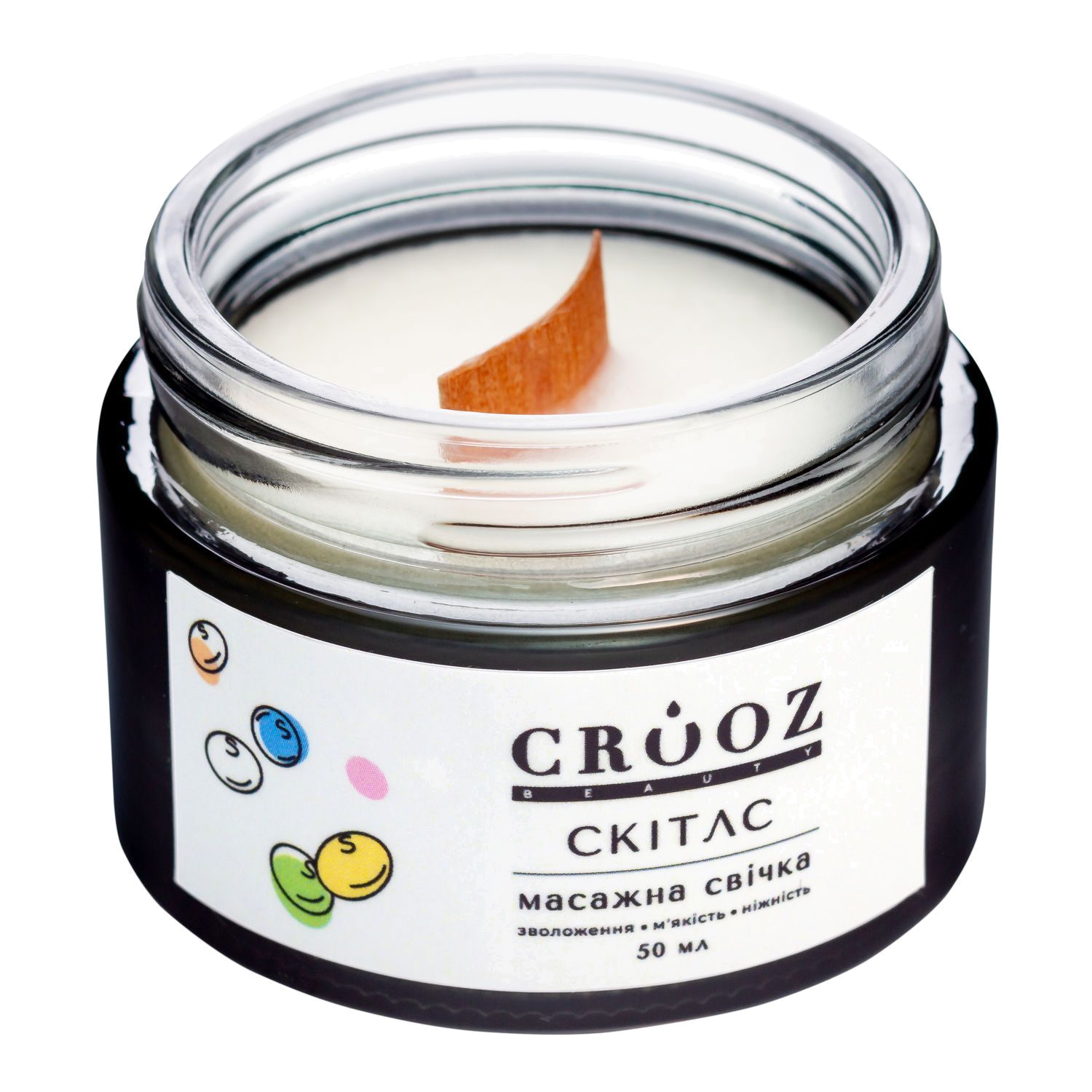 Crooz Massage candle «Skittles» — aromatic care and relaxation