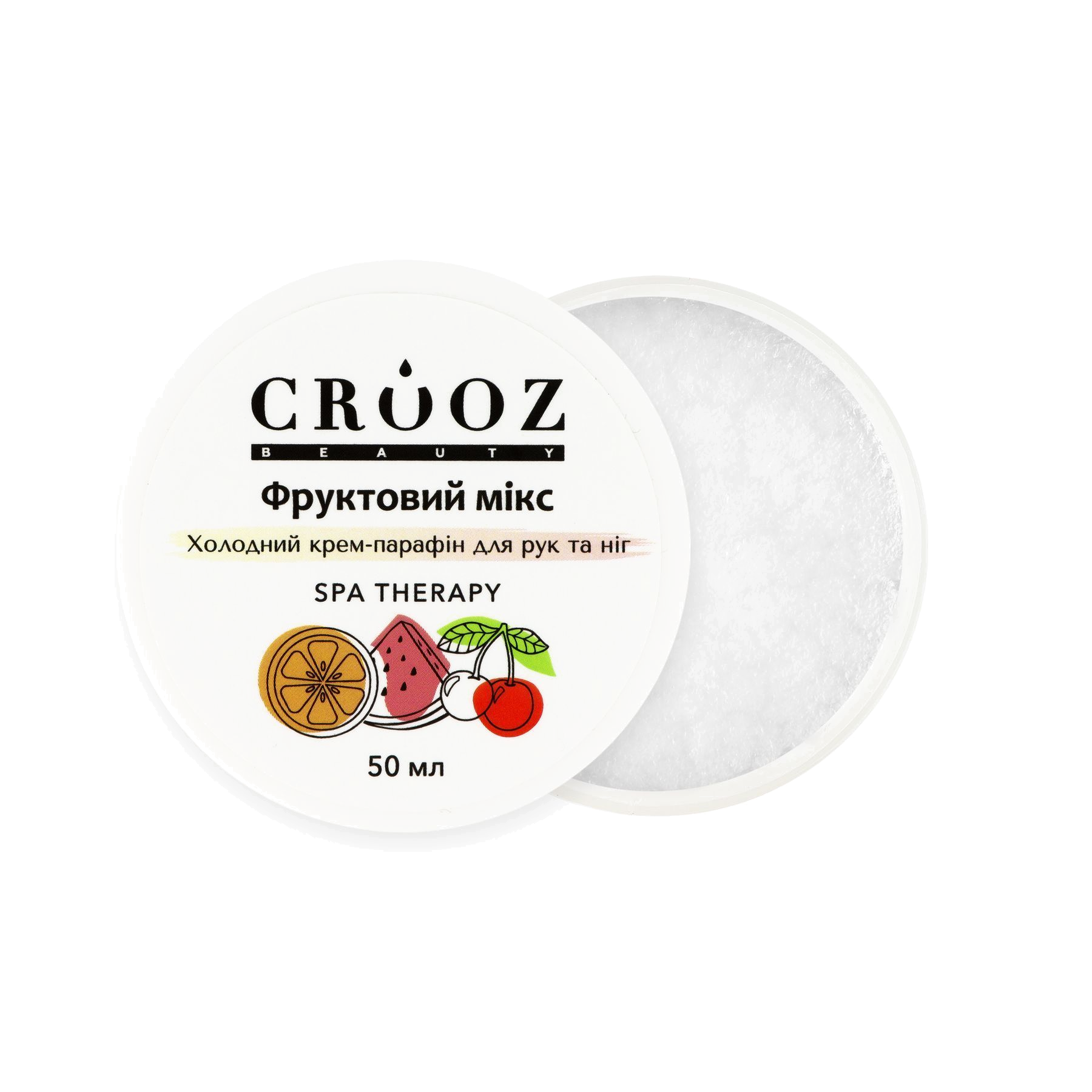 Crooz Холодний крем-парафін для рук та ніг Фруктовий мікс купити за 110 UAH грн — професійні матеріали в CROOZ