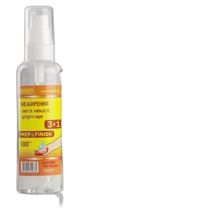 Kreemgeel rasvaeemaldusvedelik Prep&Finish dosaatoriga Furman 100 ml