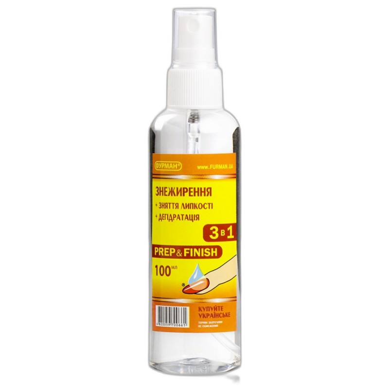 Rasvaeemaldusvedelik Prep&Finish Furman 100 ml