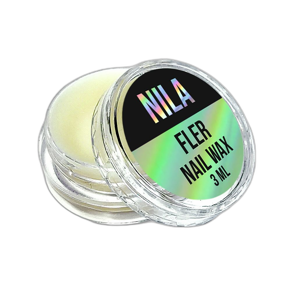 Nail wax Nila Fleur 3ml plastic transparent jar