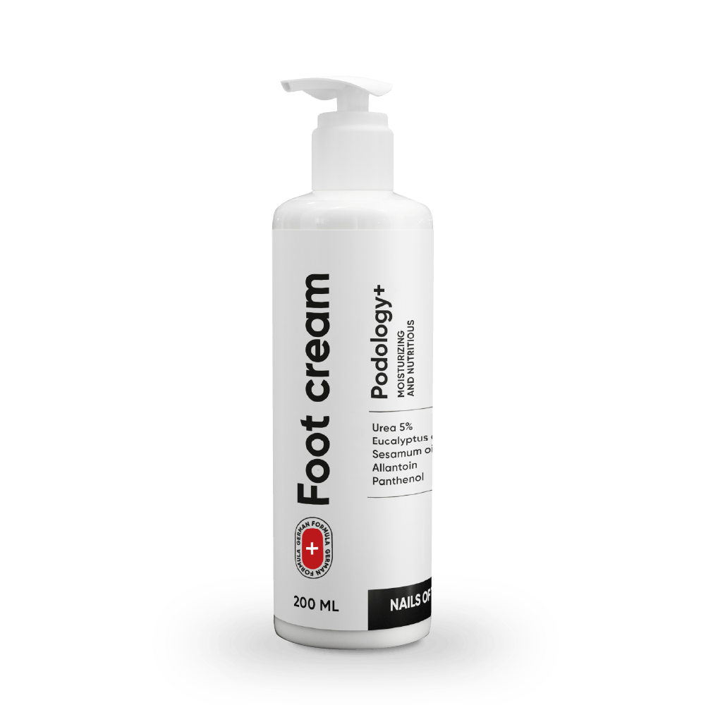 NAILSOFTHEDAY Foot cream — moisturizing and nourishing foot cream, urea 5%, 200 ml