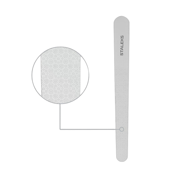 Пилка для нігтів капля лазерная STALEKS BEAUTY & CARE 20 110 мм