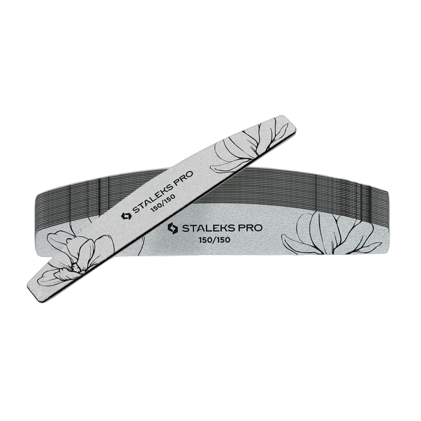 STALEKS PRO EXPERT 40 Mineraalikynsiviila 150/150 Grit — Half-Moon Shape (25 kpl)