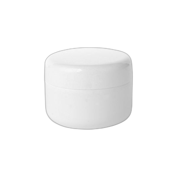 Valge kosmeetikapurk, 50 ml