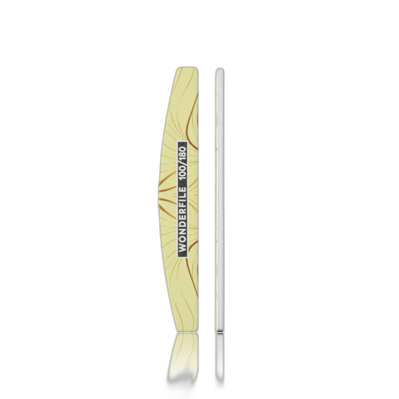 Пилка "Полумесяц" 100/180 грит на пластиковой основе 1 шт